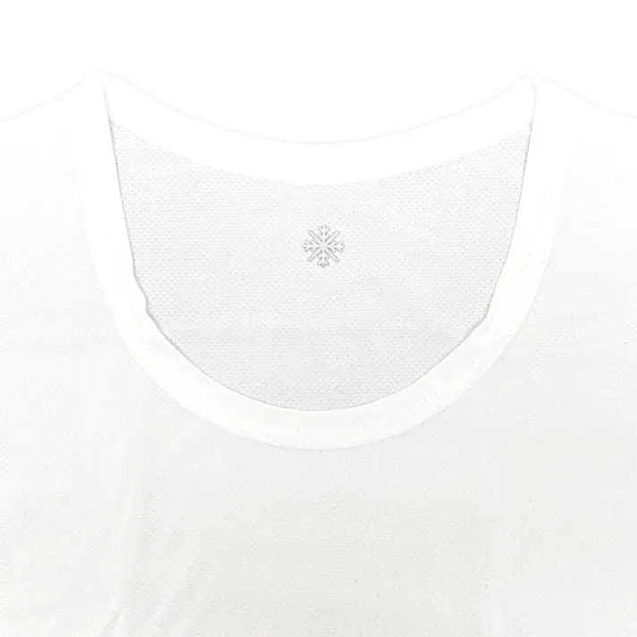 紳士 ひんやりインナーTシャツ 丸首 L ホワイト