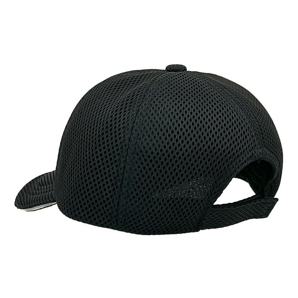 洗えるメッシュキャップ ブラック | 作業着・作業服・安全靴 通販