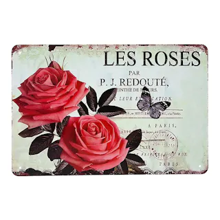 サインプレート LES ROSES 30×20cm