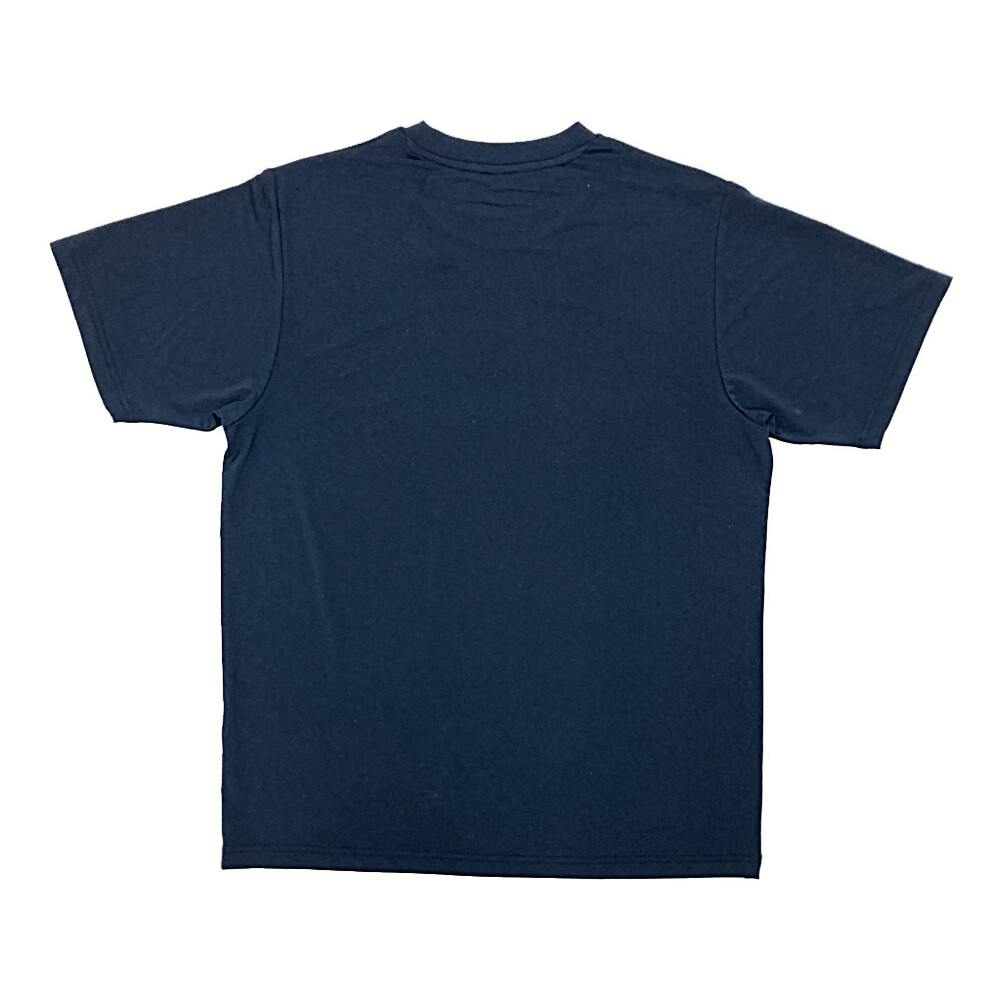さらさらドライTシャツ半袖 L ネイビー | 作業着・作業服・安全