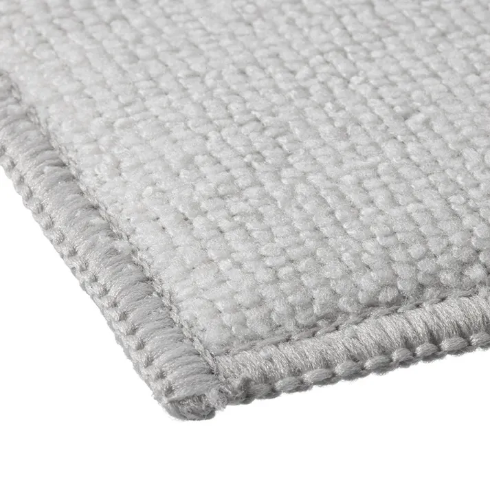 マイクロファイバー吸水マット グレー Mサイズ 幅40cm 奥行46cm