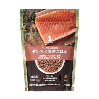 スマイリア サーモンと玄米のぜいたく素材ごはん 180g 成犬用
