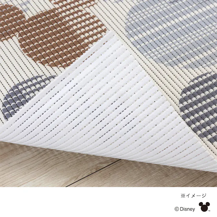 抗菌防カビクッションマットミッキーマウス 80×170cm