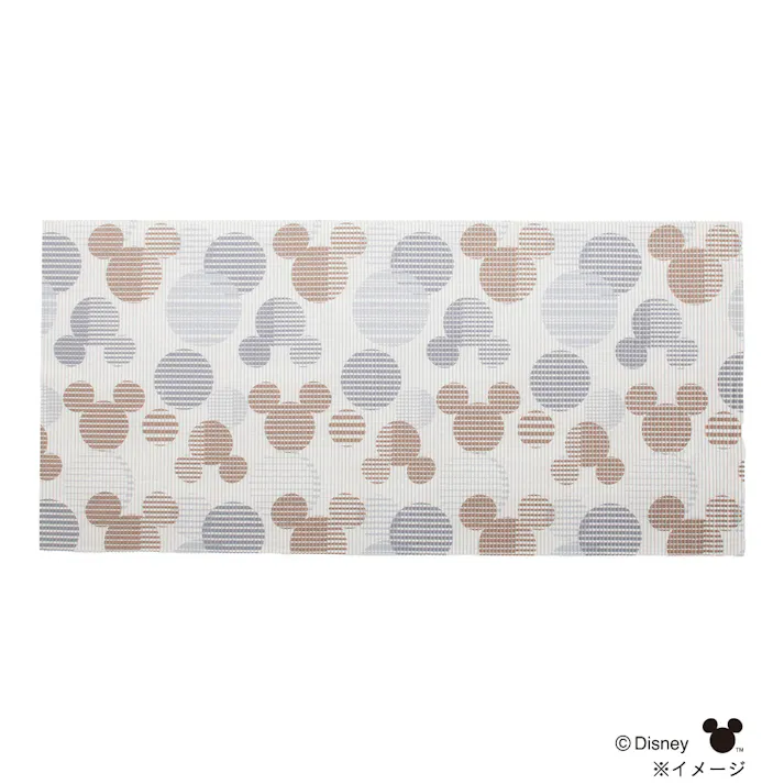 抗菌防カビクッションマットミッキーマウス 80×170cm