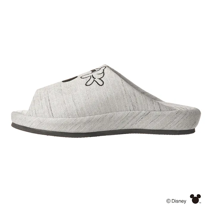 ダブルメッシュ立体インソールフィットスリッパ ミッキーマウス&ミニーマウス L