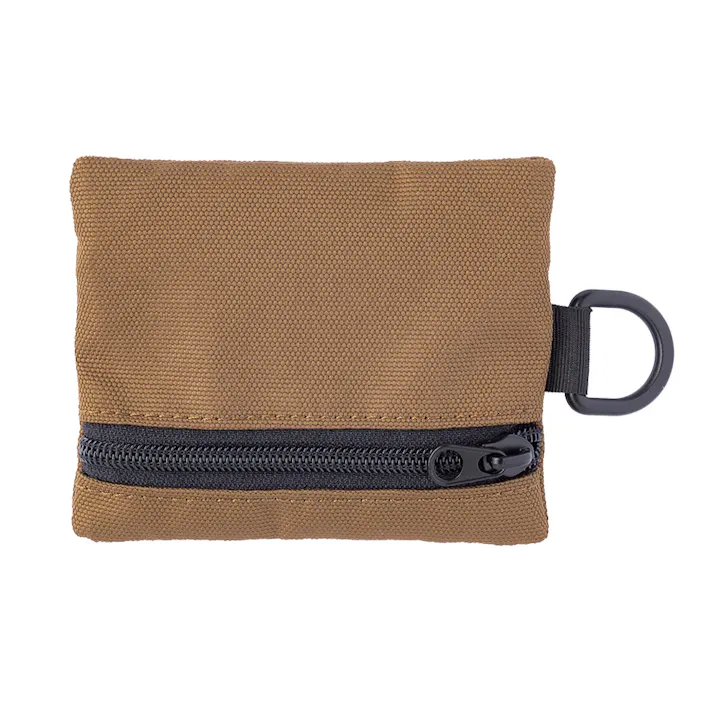ストラップと組み合わせられる 両面コインポーチ ベージュ
