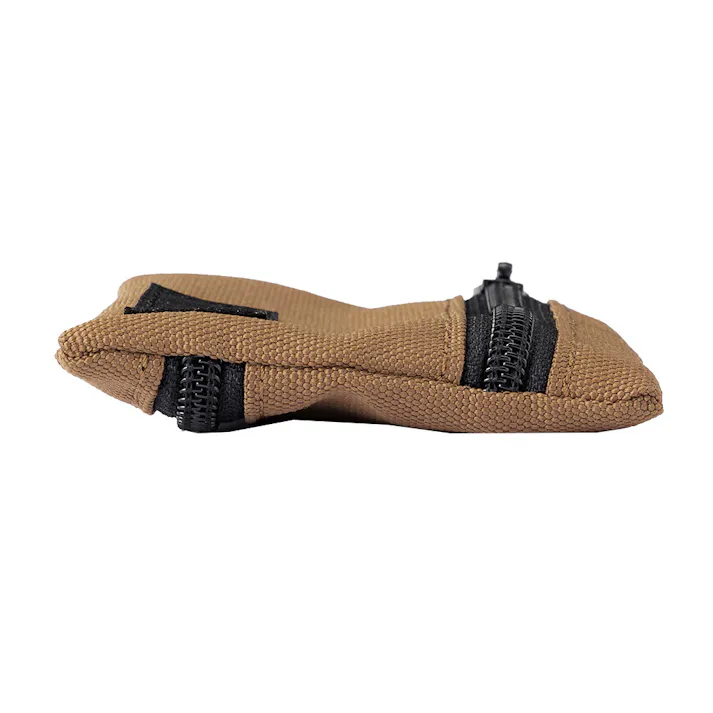 ストラップと組み合わせられる 両面コインポーチ ベージュ