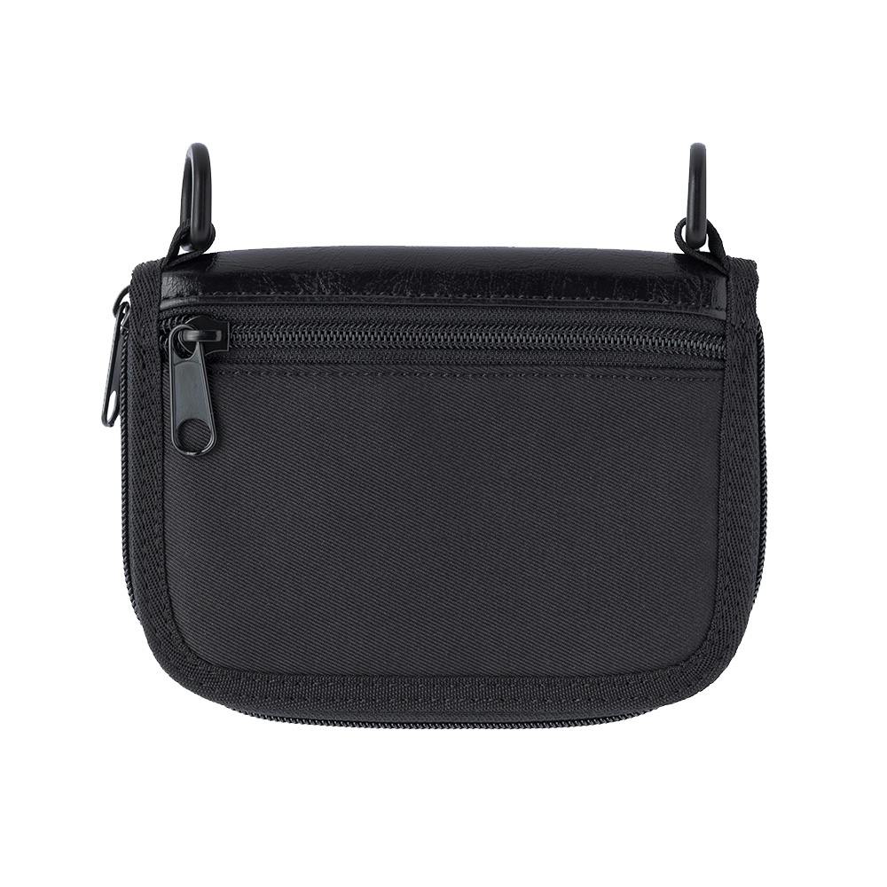 ストラップと組み合わせられる ラウンドジップウォレット M ブラック 財布 ストラップと組み合わせられる ラウンドジップウォレット M ブラック 財布