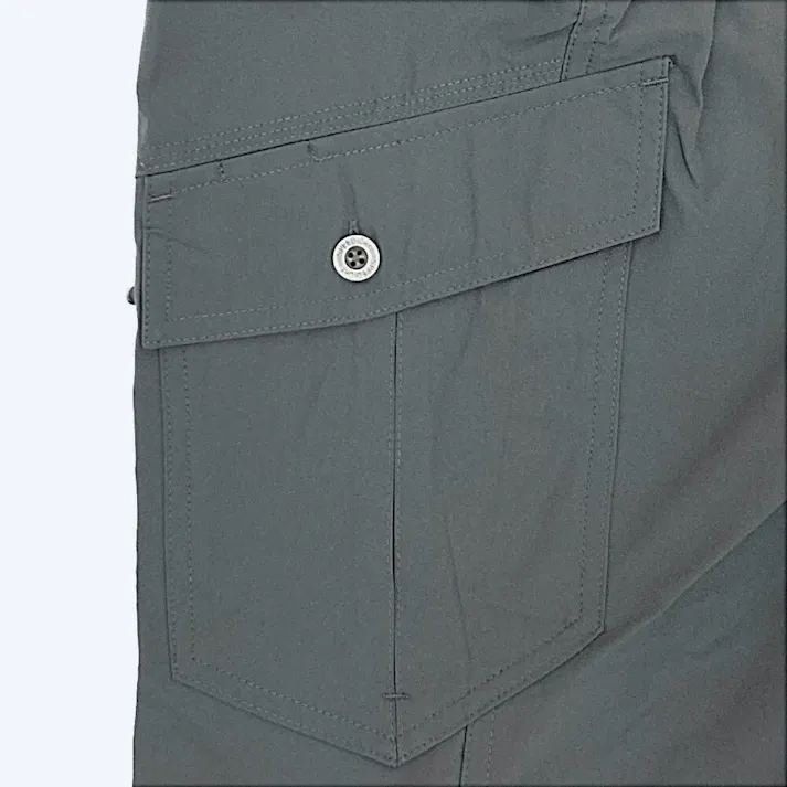 ストレッチワークカーゴパンツ チャコール ウエスト75-81cm 股下76cm