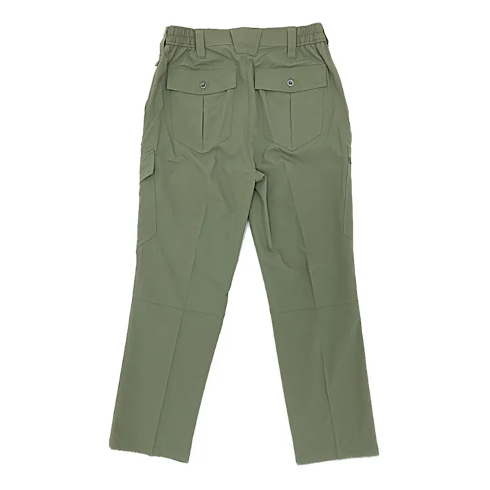ストレッチワークカーゴパンツ カーキ ウエスト82cm 股下67cm