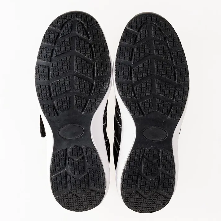 PU耐滑安全スニーカー 面ファスナー 27.0cm