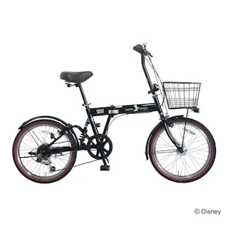 【自転車】26年モデル 折り畳み車 Disney ミッキーマウス 20インチ G6HD ブラック