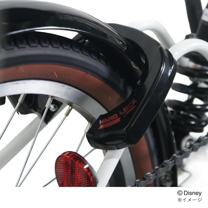 【自転車】26年モデル 折り畳み車 Disney ミッキーマウス 20インチ G6HD ブラック