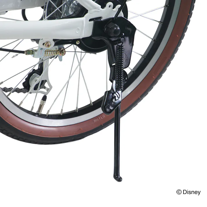 【自転車】26年モデル 折り畳み車 Disney ミッキーマウス 20インチ G6HD ホワイト