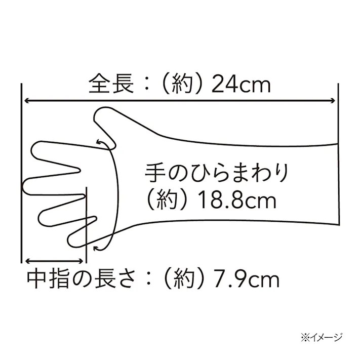 ニトリル手袋 パウダフリー ブルー KNR20M Mサイズ 20枚入り