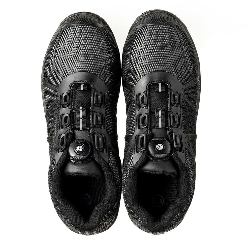 ダイヤル式安全スニーカーブラック 26.5cm | 作業着・作業服