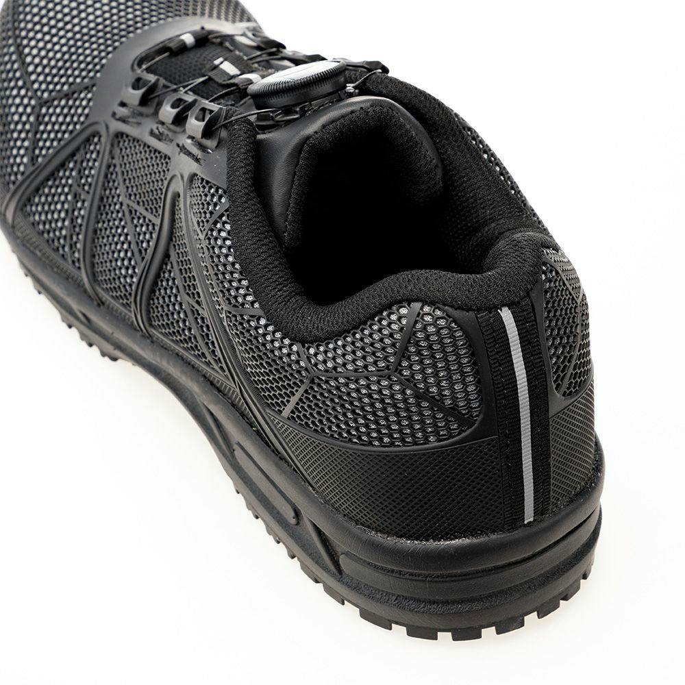 ダイヤル式安全スニーカーブラック 27.0cm | 作業着・作業服・安全靴