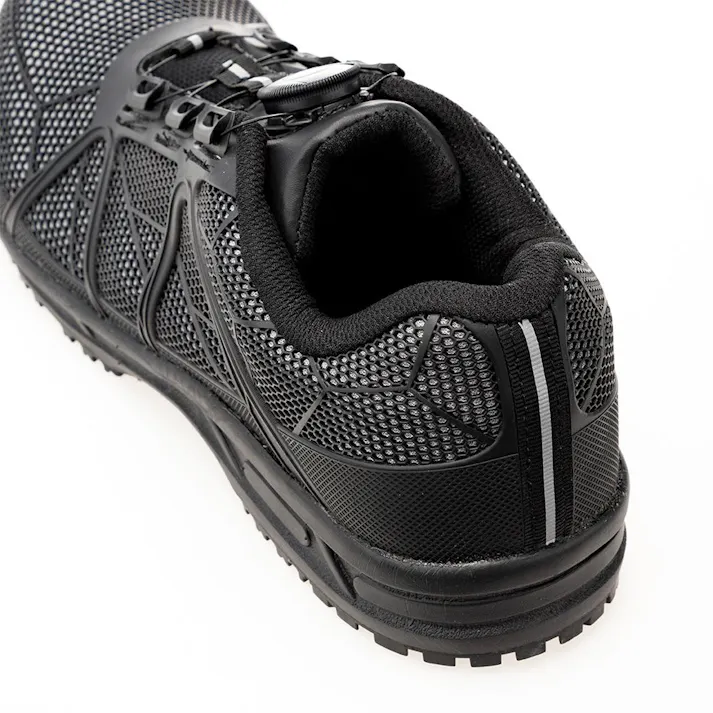 ダイヤル式安全スニーカーブラック 28.0cm