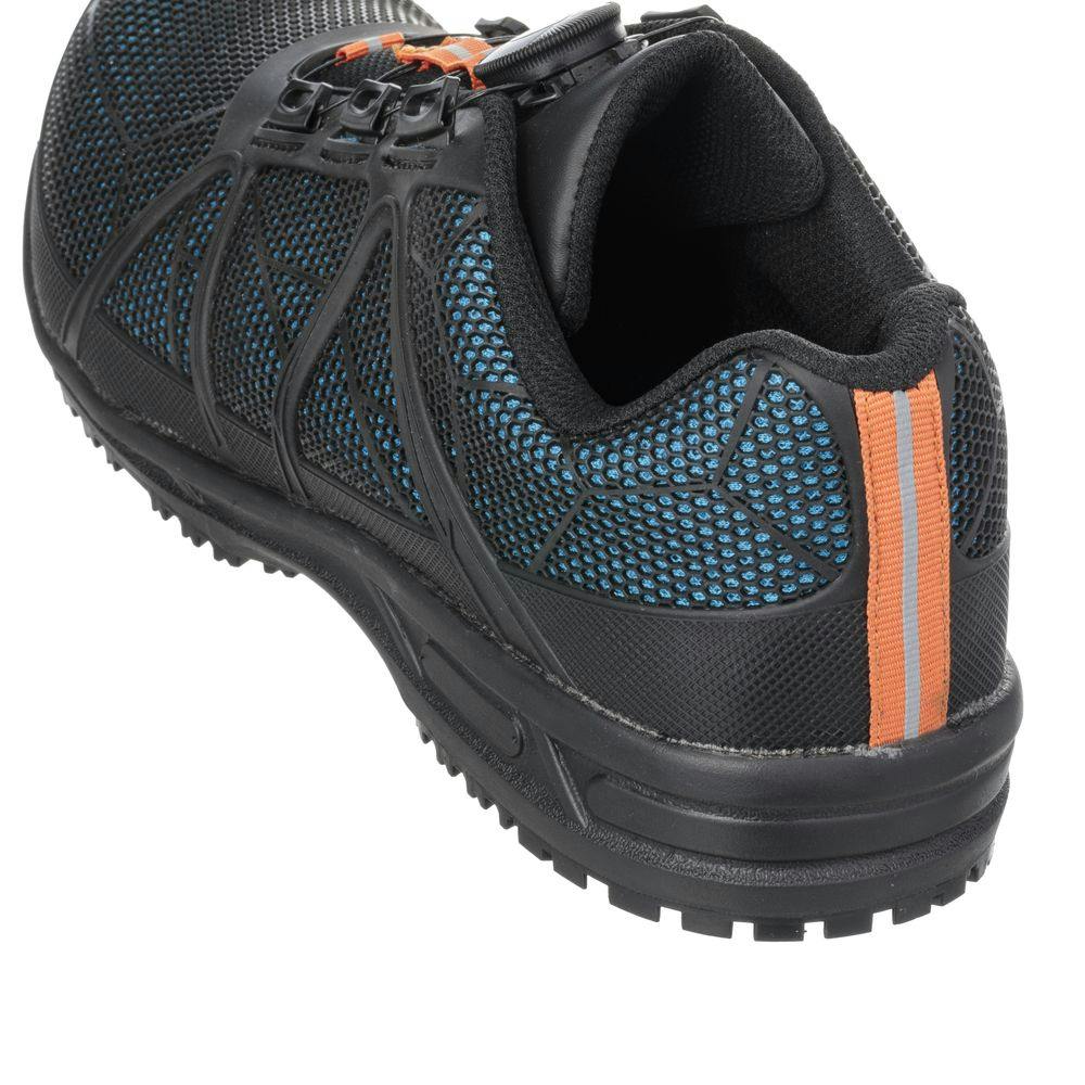 ダイヤル式安全スニーカー ブルー/オレンジ 27.0cm | 作業着・作業服