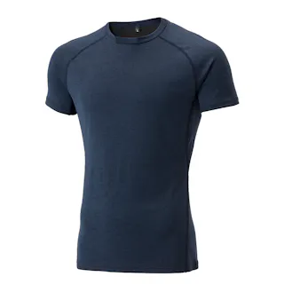 カインズ 肌さらTシャツ 半袖 L 杢ネイビー