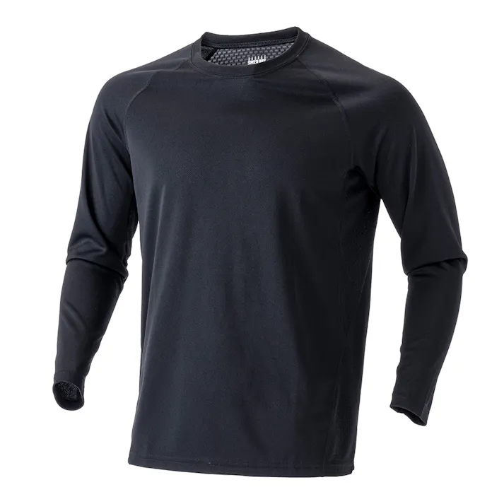 カインズ スピードドライ メッシュ切替Tシャツ 長袖 LL ブラック
