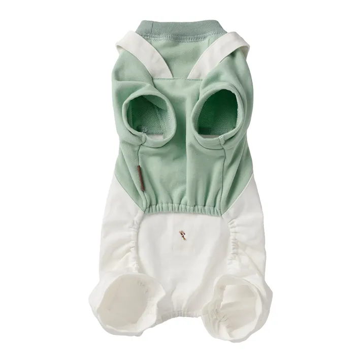 【送料無料】ドッキングオーバーオール オリーブ Sサイズ ペット服(犬の服)