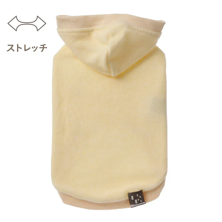 【送料無料】ふんわりパイルカットソー イエロー SDサイズ ペット服(犬の服)