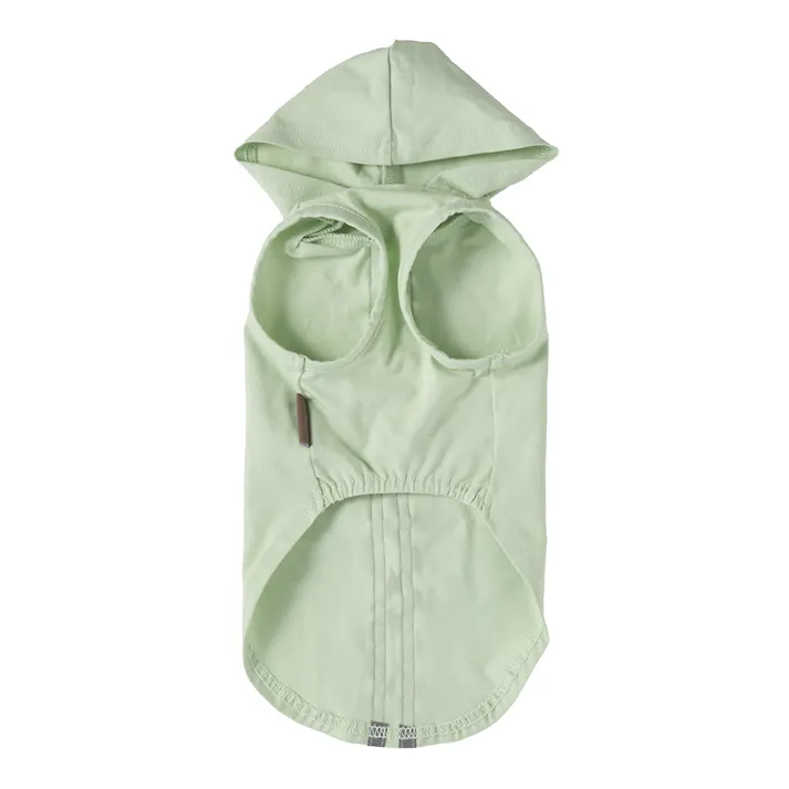 【送料無料】反射ラインパーカー ピスタチオ Mサイズ ペット服(犬の服)