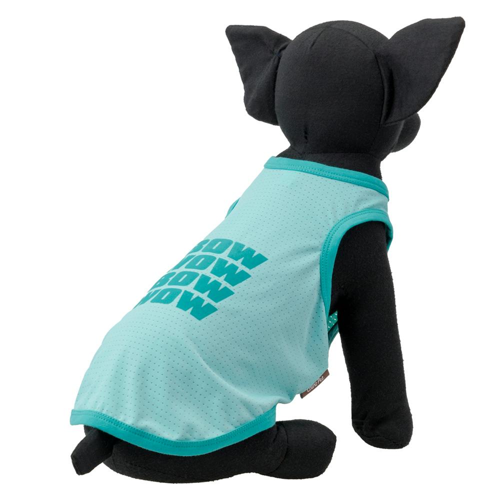 送料無料】接触冷感ひんやりメッシュプリントタンク ブルー SS