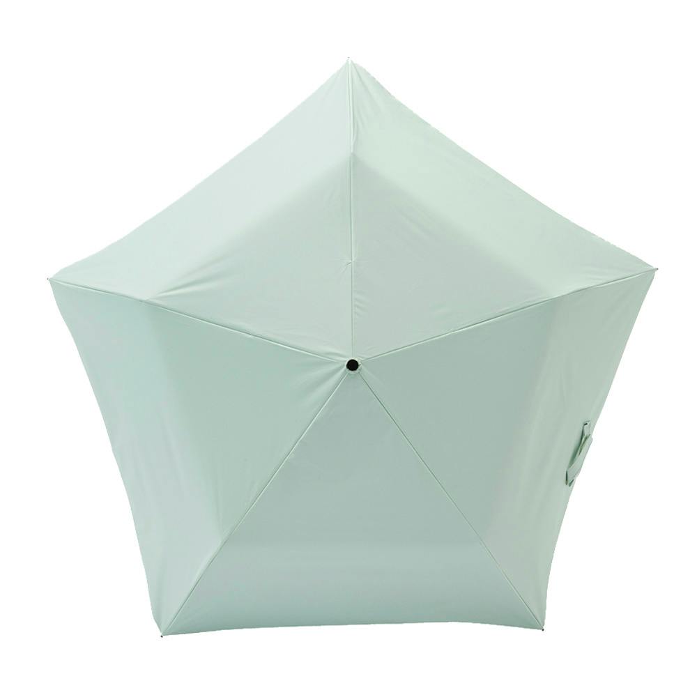 日差しも紫外線も雨も遮れる軽量折傘 50cm ミントグリーン | 傘