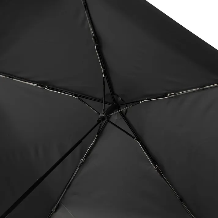 日傘としても使える畳みやすい軽量折傘 50cm ブラック