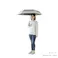 日差しも紫外線も雨も遮れる折傘 55cm ベージュ×グレー