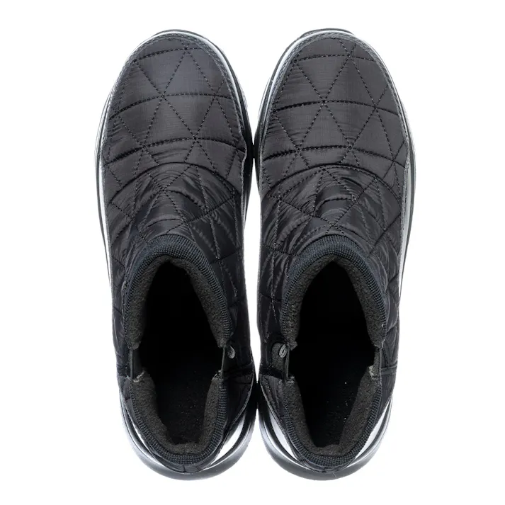 Hot fine サイドゴ アリップストップ 防寒シューズ ブラック LL 26.5cm-27.0cm