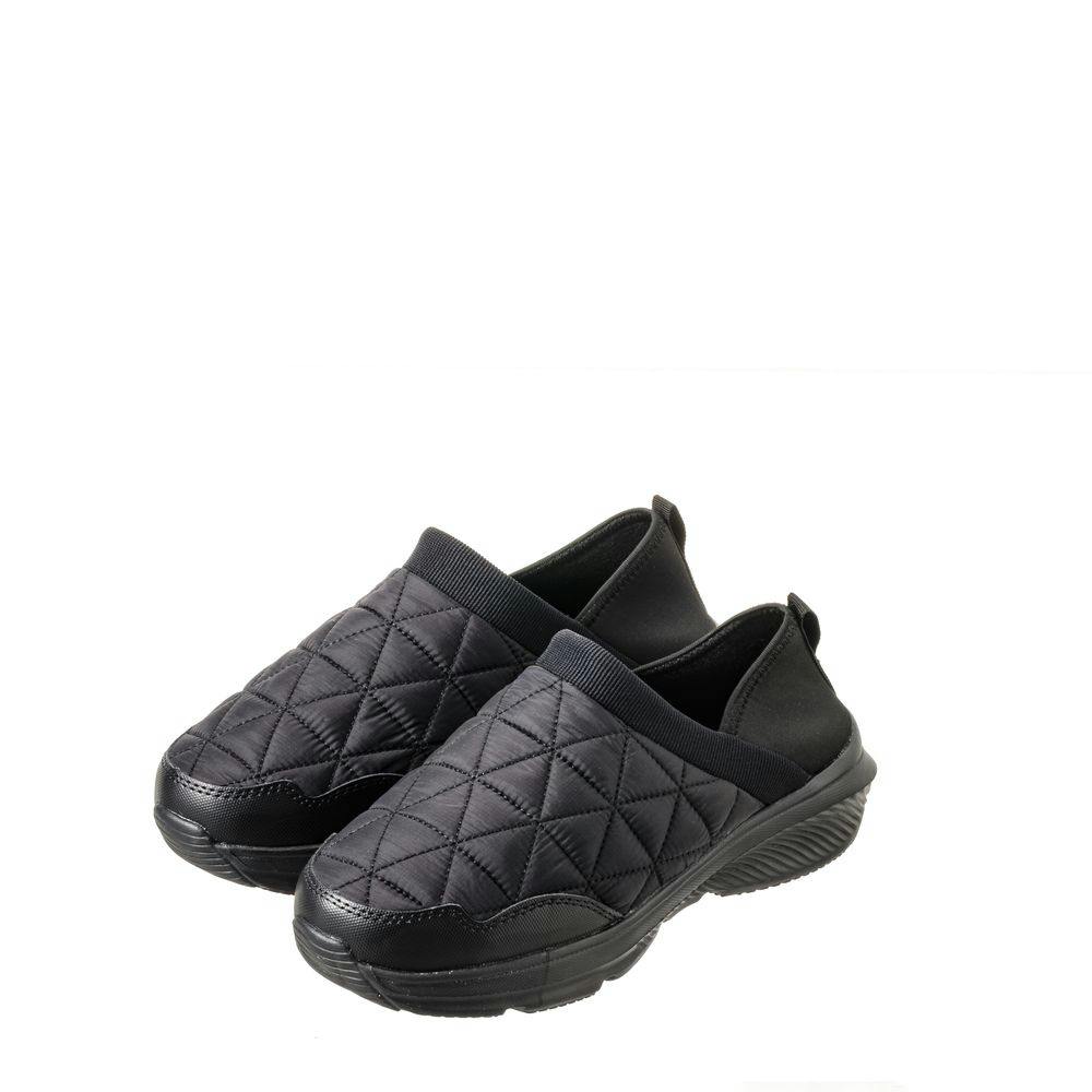 Hot fine かかと踏み リップストップ 防寒シューズ ブラック L 25.5cm-26.0cm 長靴 Hot fine かかと踏み リップストップ 防寒シューズ ブラック L 25.5cm-26.0cm 長靴