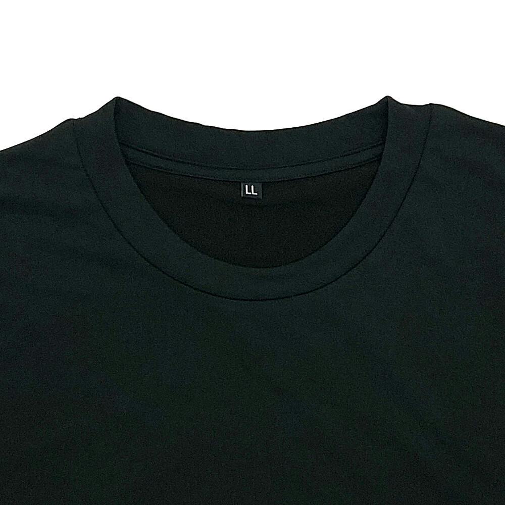 さらさらドライTシャツ 長袖 LL ブラック | 作業着・作業服