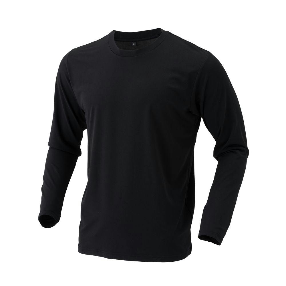 SPEED DRY さらさらドライTシャツ 長袖 ブラック LL | 作業着・作業服