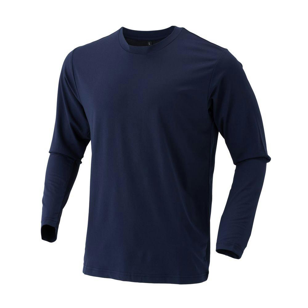 SPEED DRY さらさらドライTシャツ 長袖 ネイビー LL | 作業着・作業服