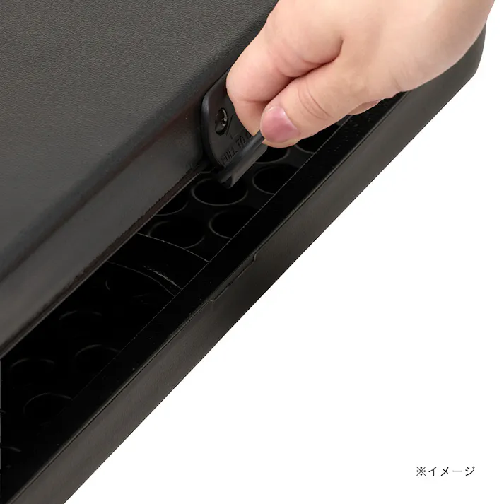 カインズ 折りたたみテーブル ブラック M