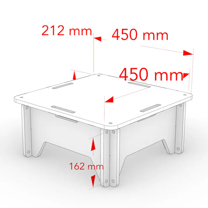 【CDM】ガーデンスツール(2個セット)【別送品】