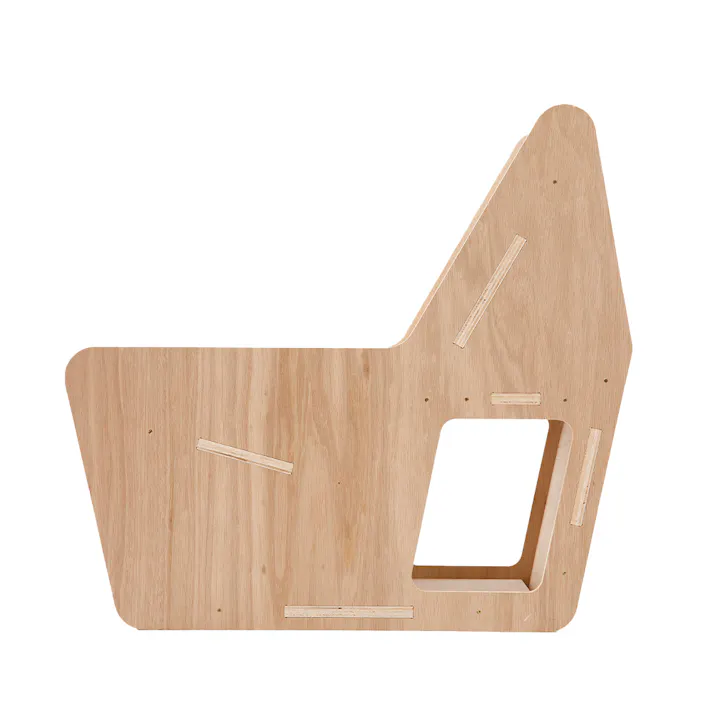 【CDM】本が収納できる一人掛けソファ【別送品】