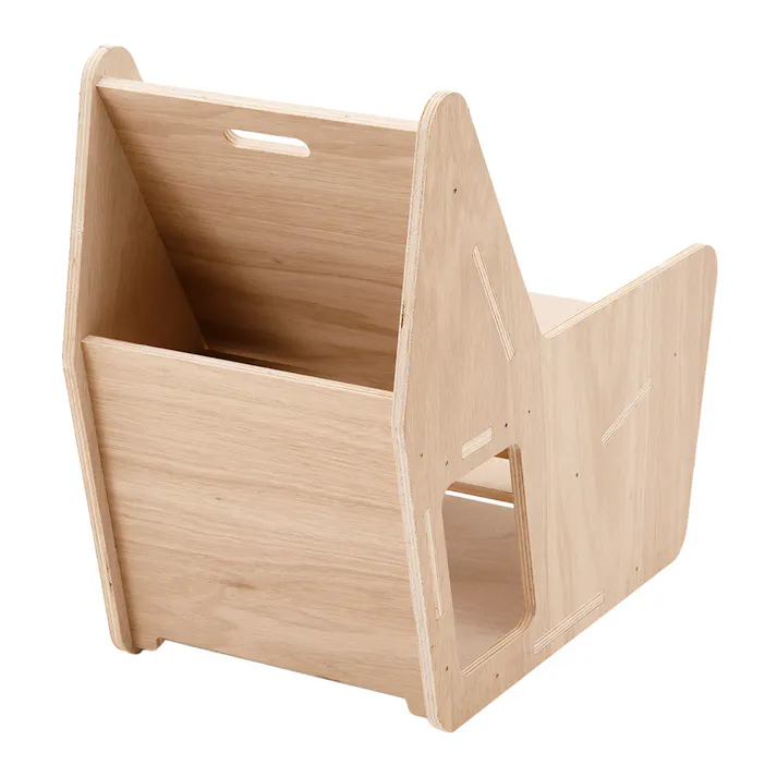 【CDM】本が収納できる一人掛けソファ【別送品】