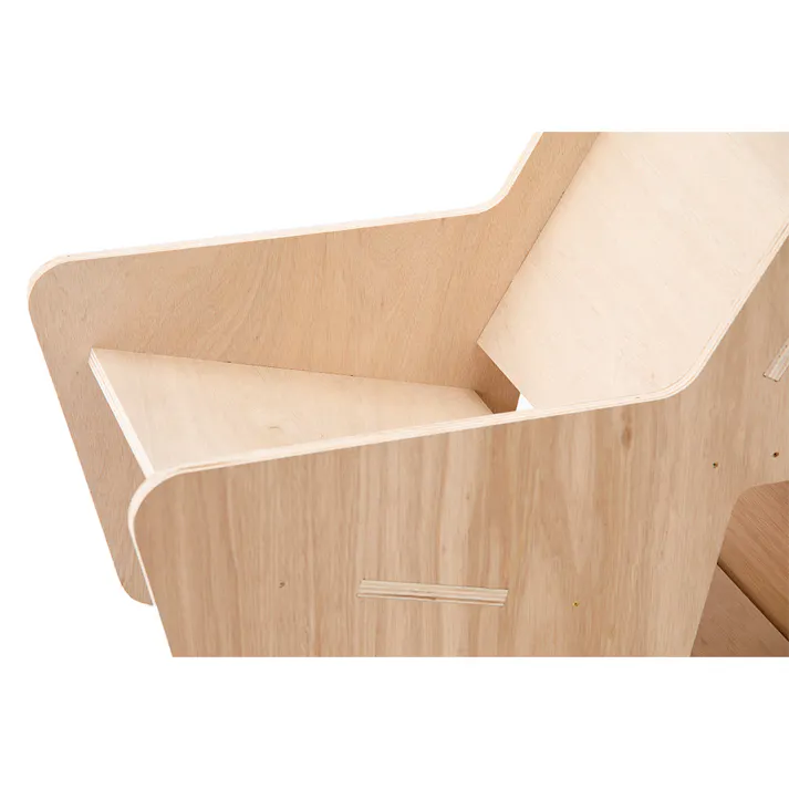 【CDM】本が収納できる一人掛けソファ【別送品】