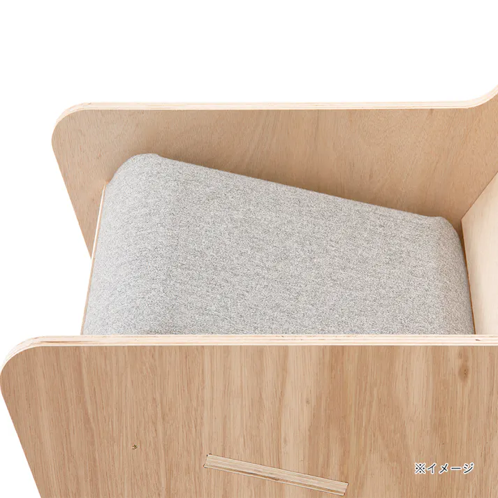 【CDM】本が収納できる一人掛けソファ【別送品】