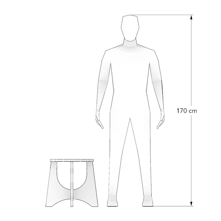 【CDM】OMARUSTOOL 野外用トイレにもなるスツール【別送品】