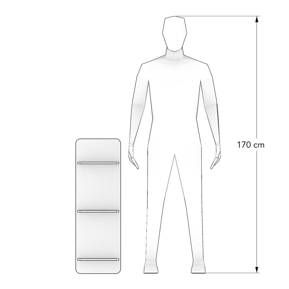 CDM】BOOKBOARD 壁に立てかける本棚(ラワン)【別送品】 | 本棚