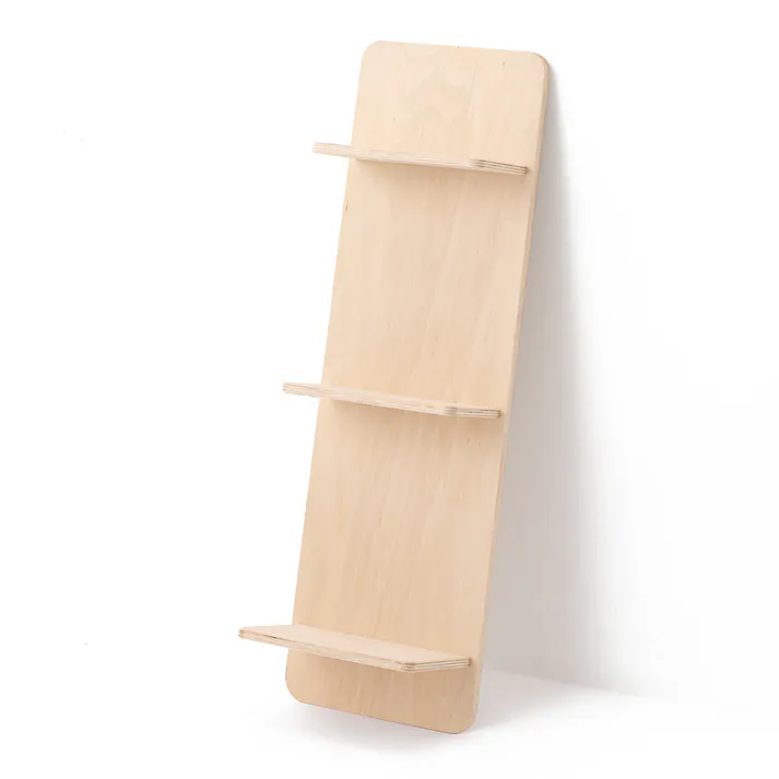 【CDM】BOOKBOARD 壁に立てかける本棚(シナ)【別送品】