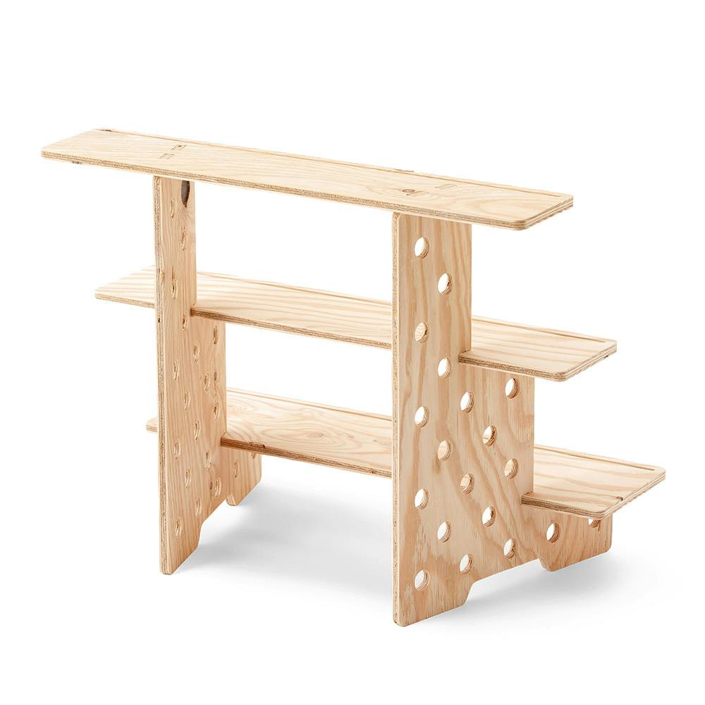 CDM】持ち運びできる卓上ディスプレイ(20cm×3段)【別送品】 | 木材