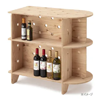 【CDM】持ち運びできるカウンターディスプレイテーブル 半円【別送品】