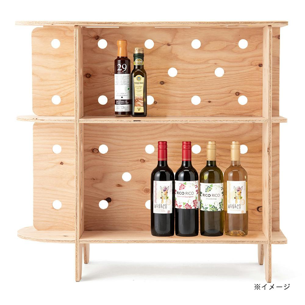 CDM】持ち運びできるカウンターディスプレイテーブル 半円【別送品