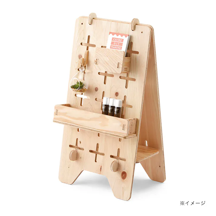 【CDM】木製A看板70cm(片面十字穴)【別送品】